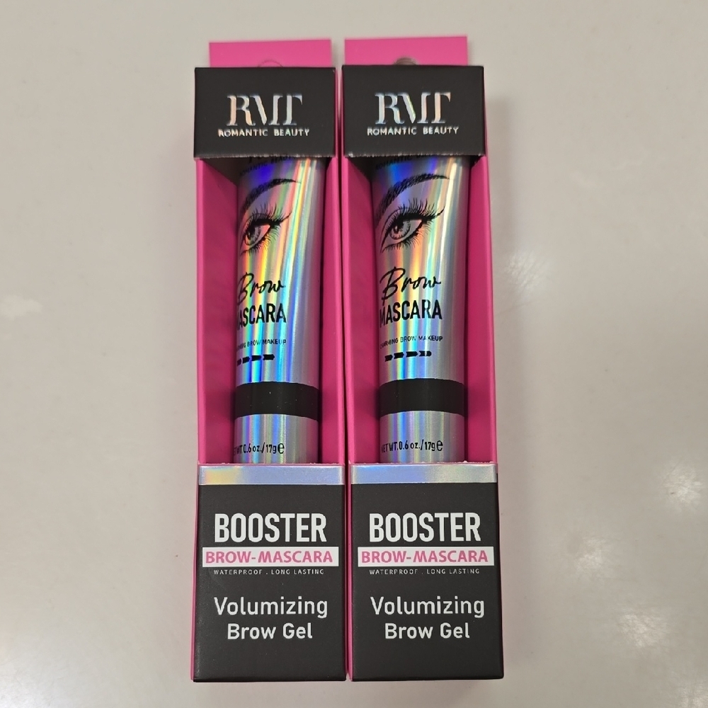 Charcoal Brow Mascara Volumizing Gel Set of 2 in Shade Charcoal RVT